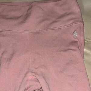 Pink free people yoga pants